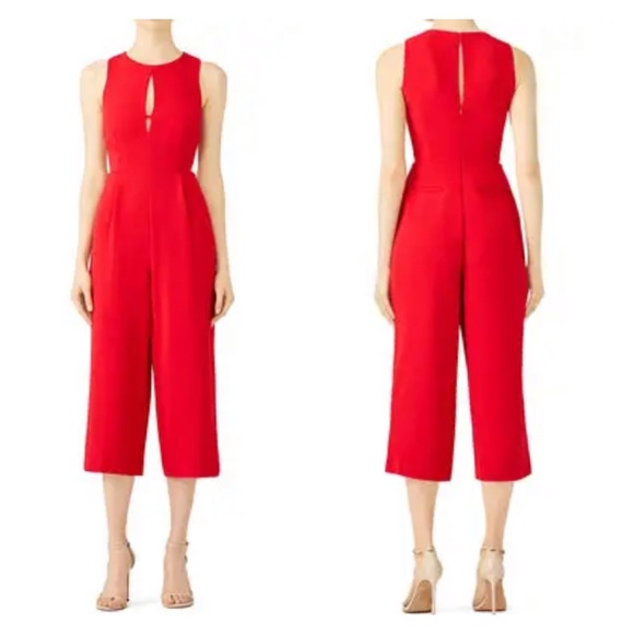 BISHOP + YOUNG Red Artemis Jumpsuit NWT - Picture 2 of 14